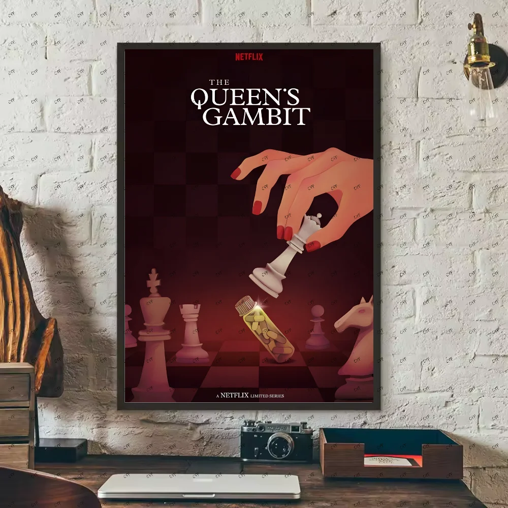 Chess Lovers Motivational Art Poster HD art sticky wall waterproof home living room bedroom bar aesthetic decoration