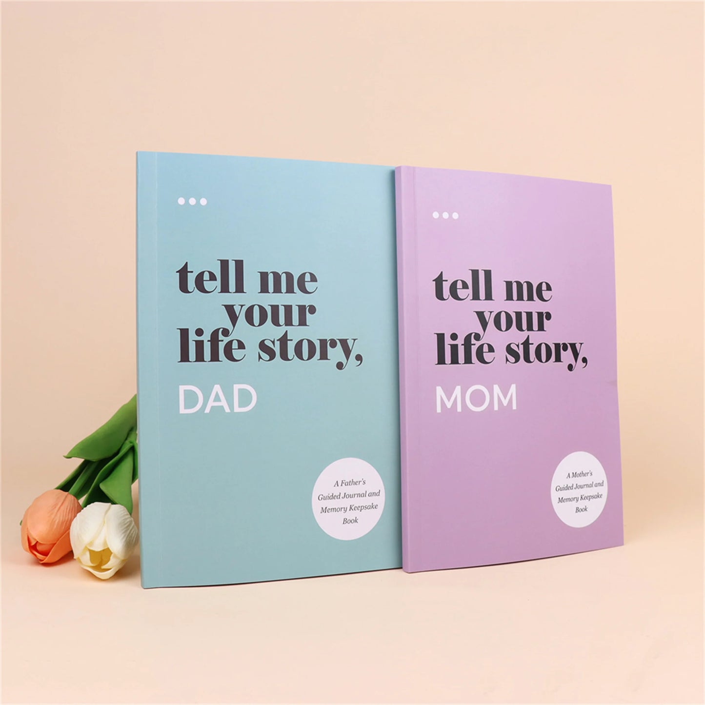 Tell Me Your Life Story: A Keepsake Journal for Mom or Dad — Capture Their Voice, Their Memories, Forever