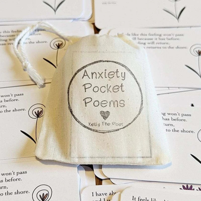 Anxiety Relief Pocket Card Anxiety Affirmations Card Pack Mental Health Gifts Support Mental Thank You Cards Of Soothing Words